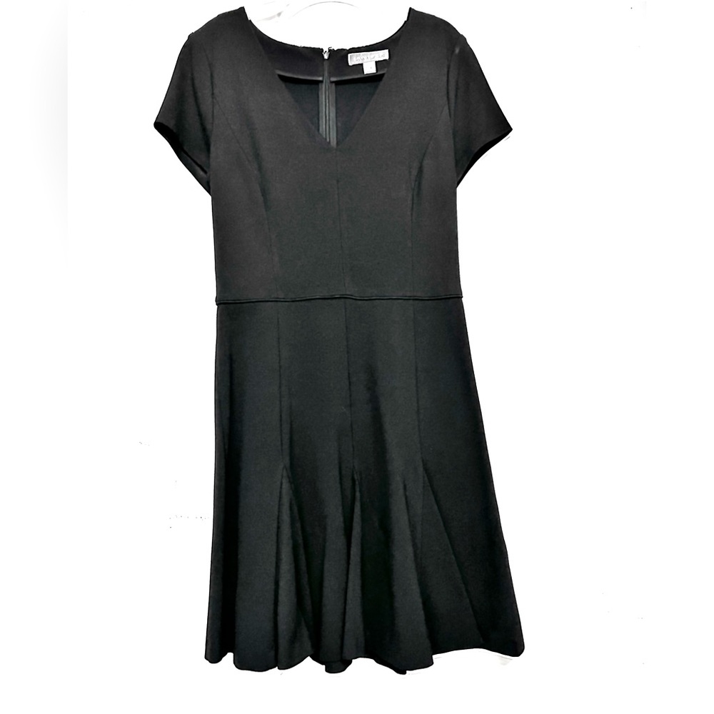 Banana Republic Black Dress with Short Sleeves for Casual Work